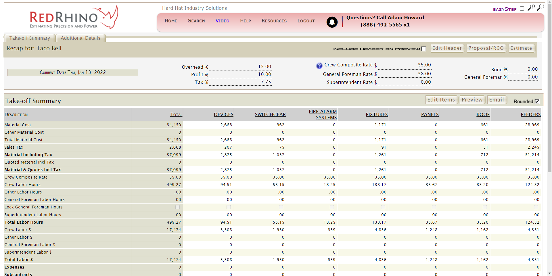 screenshot of Red Rhino